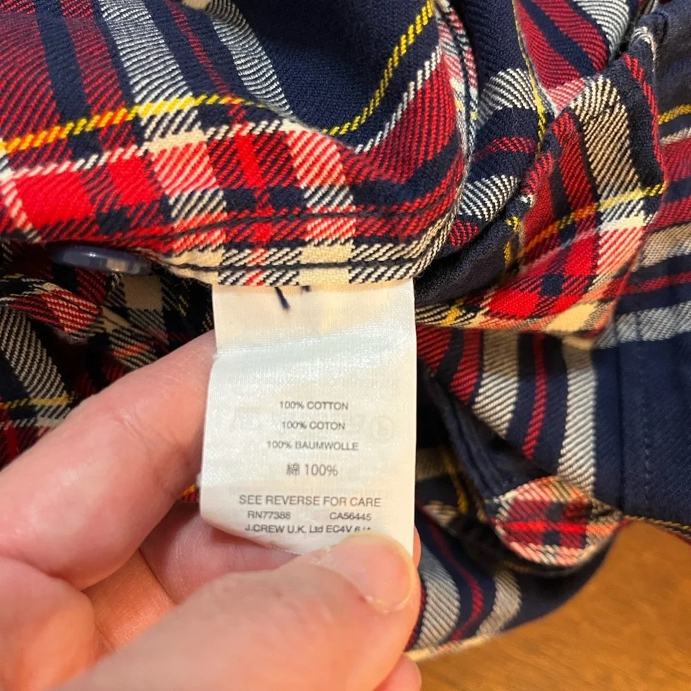 J. Crew crew plaid